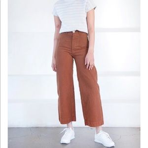 Jesse Kamm Sailor pants-  skin tone 34, size 10